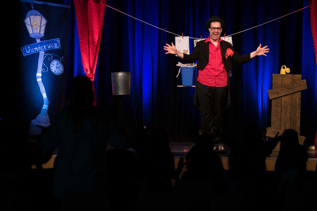 Umwelttheater Kinderzauberer Zauberer Würzburg Kinderzaubererei Marktheidenfeld Würzburg Bamberg Nürnberg Schweinfurt Clown