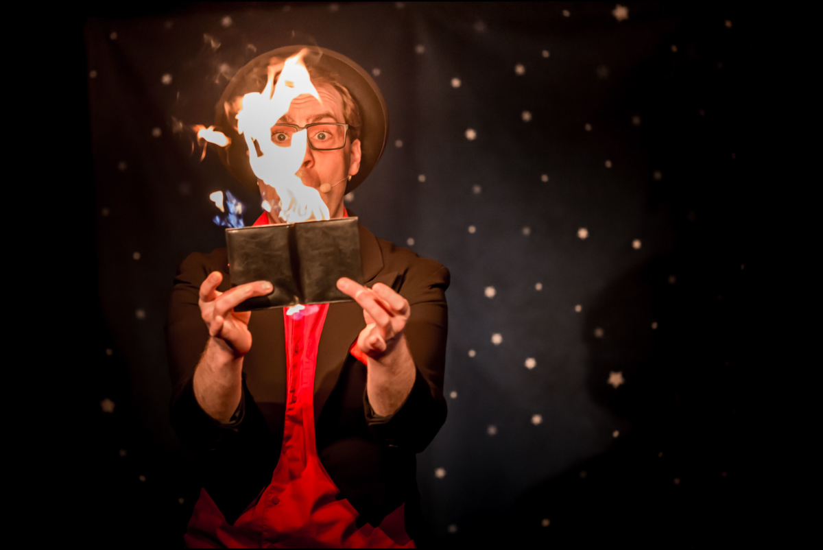 Kinderzauberer Zauberer Nürnberg Würzburg Zappalott und das Gespenst aus der Gießkanne